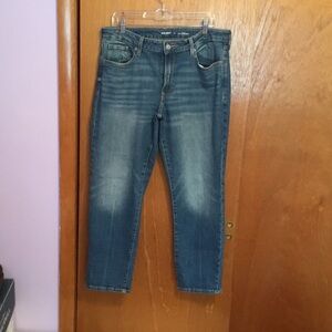 Old Navy Women's Blue Straight Leg Pants